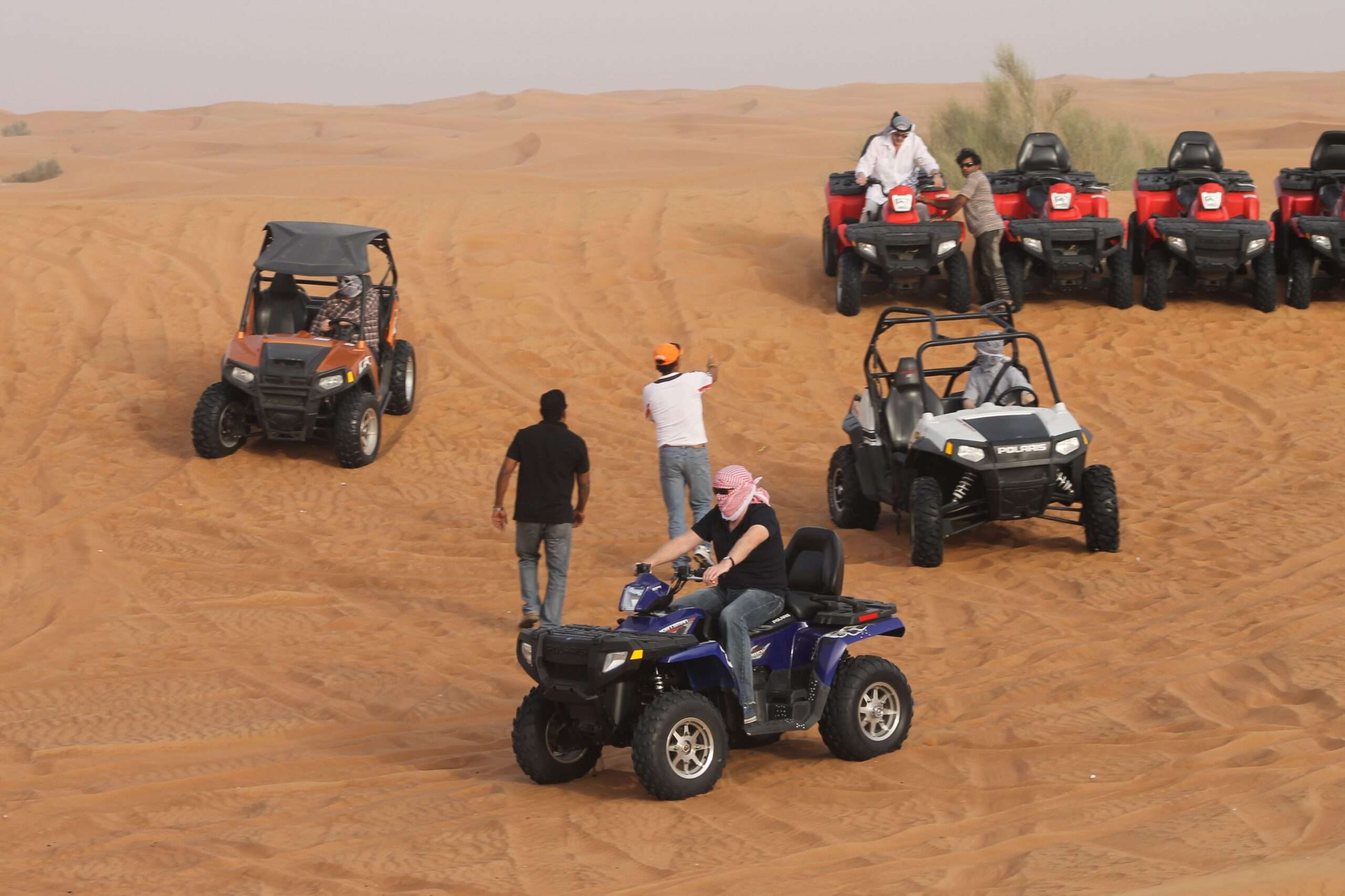 red dune desert safari and quad bike