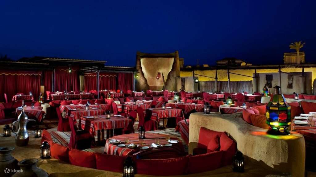 Dubai Desert Safari Dinner Menu