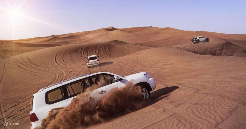 hummer desert safari with bbq dinner