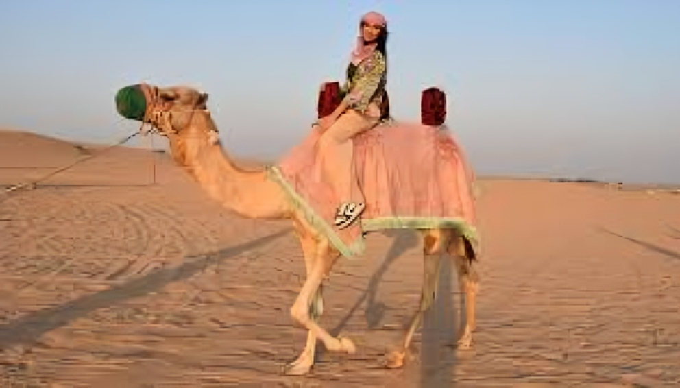 Powerful 4x4 off-roading in Dubai desert during self drive tour