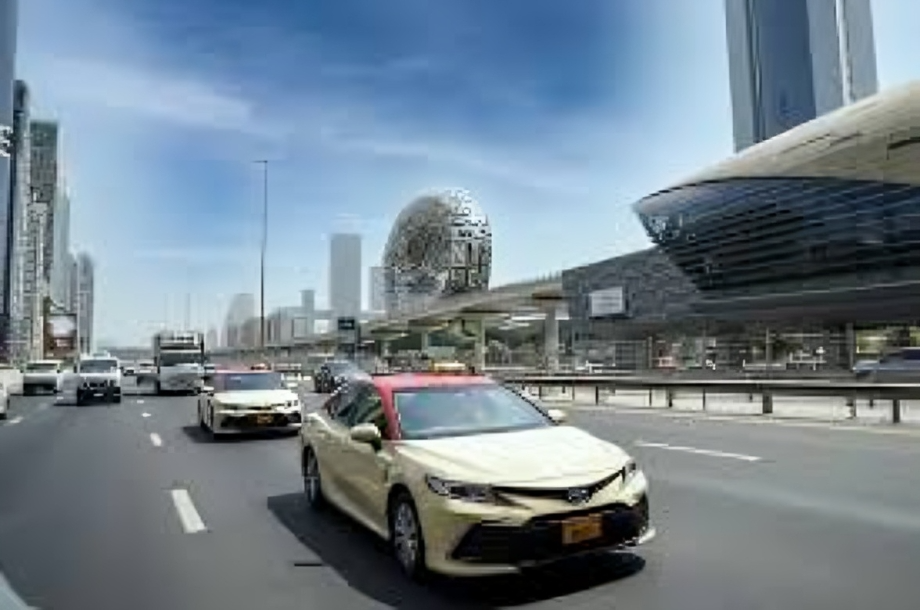 Alt Text: People using a car sharing service in Dubai